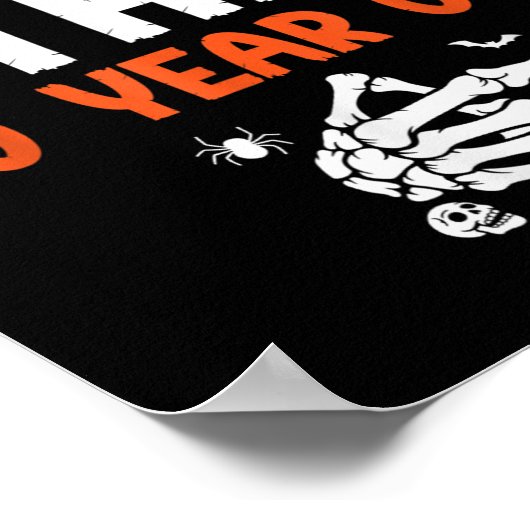 I'm With The 50 Year Old 50th Birthday Halloween C Poster (Ecke)