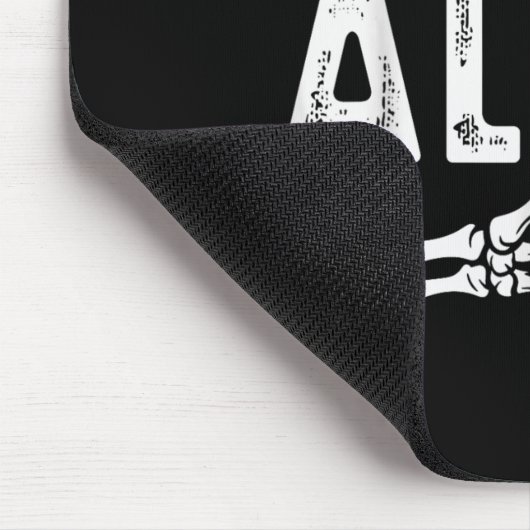 I'm With The Alien Easy Costume Halloween Couples Mousepad (Ecke)