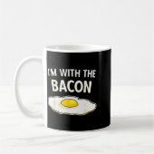 I'm With The Bacon Eggs Easy Halloween Matching Co Kaffeetasse (Links)