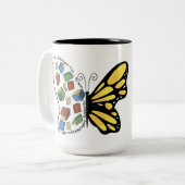 I'm with the Banned Zweifarbige Tasse (Vorderseite Links)