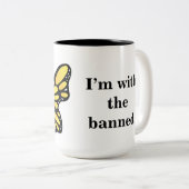 I'm with the Banned Zweifarbige Tasse (VorderseiteRechts)