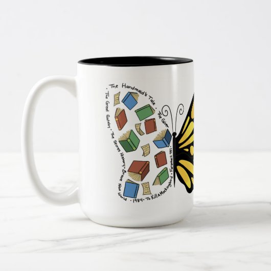 I'm with the Banned Zweifarbige Tasse (Links)