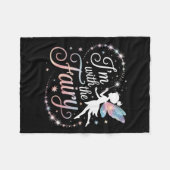 I'm With The Fairy Halloween Costume Dad Mom Group Fleecedecke (Vorderseite (Horizontal))