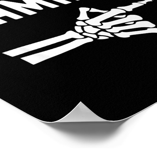 I'm With The Flamingo Matching Couples Halloween F Poster (Ecke)