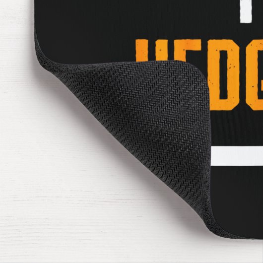 I'm With The Hedgehog Costume Funny Halloween Coup Mousepad (Ecke)