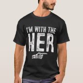 I'm With The Her Easy Costume Halloween Couples Ma T-Shirt (Vorderseite)