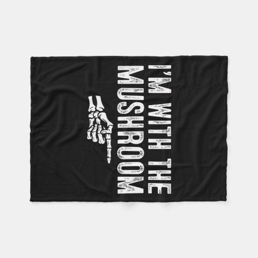 I'm With The Mushroom Easy Costume Halloween Coupl Fleecedecke (Vorderseite (Horizontal))