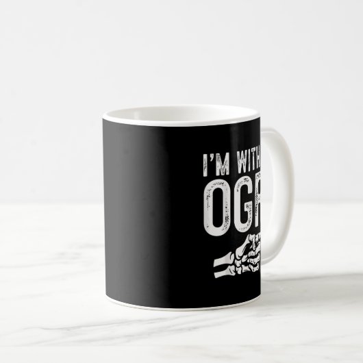 I'm With The Ogre Easy Costume Halloween Couples M Kaffeetasse (VorderseiteRechts)