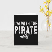 I'm With The Rate Easy Costume Halloween Couples M Karte (Gelbe Blume)