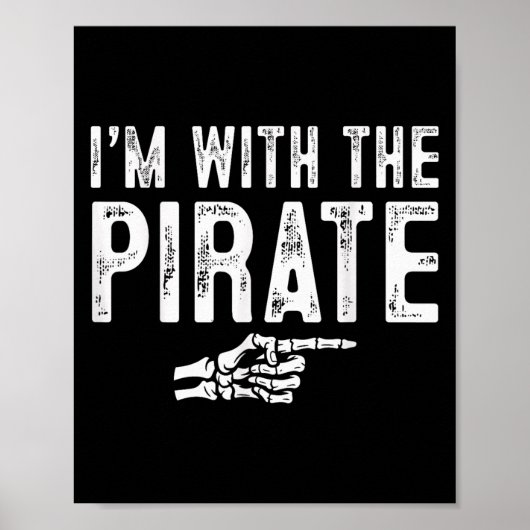 I'm With The Rate Easy Costume Halloween Couples M Poster (Vorne)