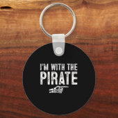I'm With The Rate Easy Costume Halloween Couples M Schlüsselanhänger (Vorderseite)