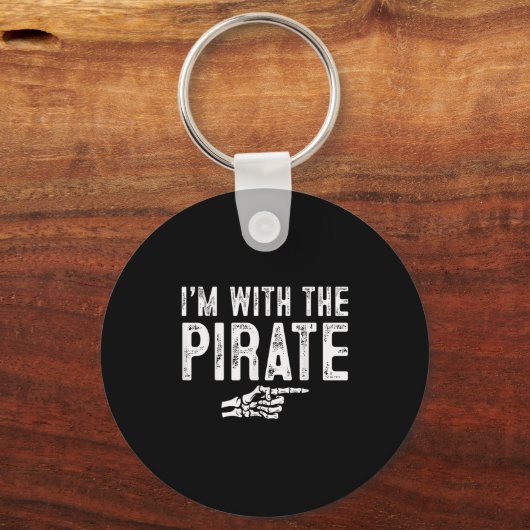 I'm With The Rate Easy Costume Halloween Couples M Schlüsselanhänger (Vorderseite)