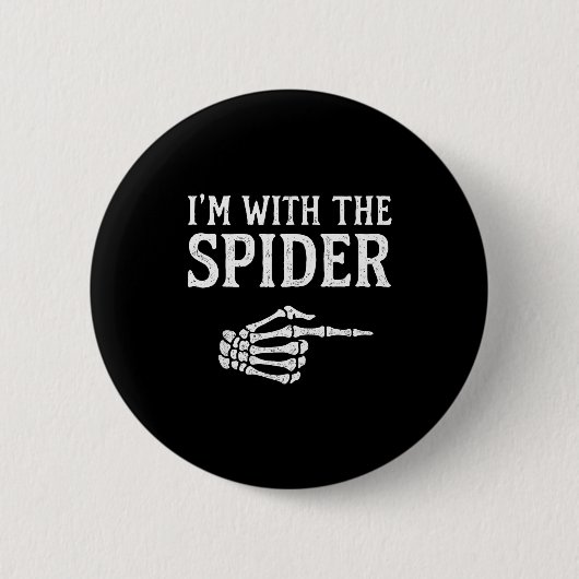 I'm With The Sder Funny Group Halloween Costumes Button (Vorderseite)