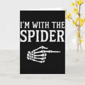 I'm With The Sder Funny Group Halloween Costumes  Karte (Gelbe Blume)