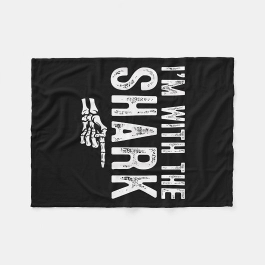 I'm With The Shark Easy Costume Halloween Couples Fleecedecke (Vorderseite (Horizontal))