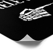 I'm With The Skeleton Matching Couple Costume Hall Poster (Ecke)