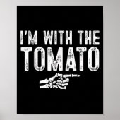 I'm With The Tomato Easy Costume Halloween Couples Poster (Vorne)