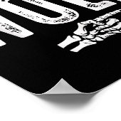 I'm With The Wolf Easy Costume Halloween Couples M Poster (Ecke)