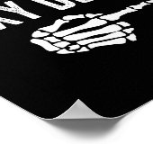 I'm With The Y Devil Halloween Couples Costume  Poster (Ecke)