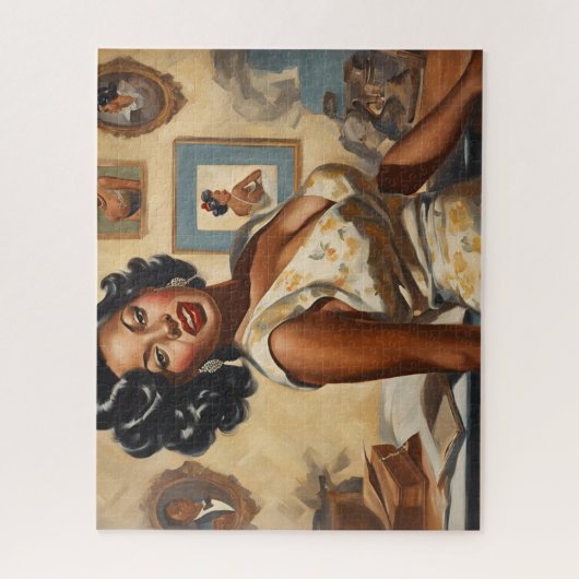 Im Wohnzimmer Puzzle (Vertikal)