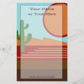 Im Wüsten-Briefpapier Briefpapier (Vorderseite)