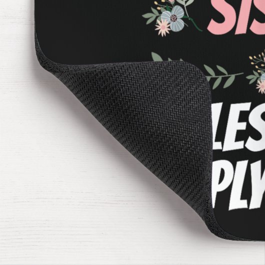 I'm Youngest Sister Rules Don't Apply To Me Funny Mousepad (Ecke)