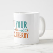 "I'm Your Huckleberry" in einer kühlen, mehrfarbig Jumbo-Tasse (Vorderseite Rechts)