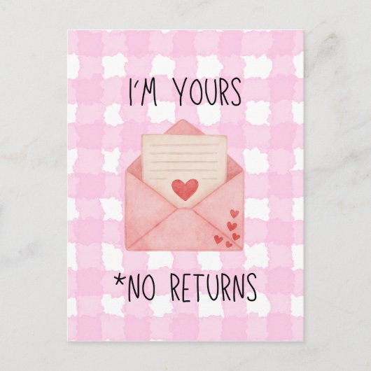 I'm Yours Feiertagspostkarte (Vorderseite)
