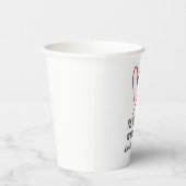 I'm Yours No Refunds Valentine's Day Gift Pappbecher (Rechts)