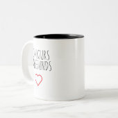 I'm Yours No Refunds Valentine's Day Gift Zweifarbige Tasse (Vorderseite Links)