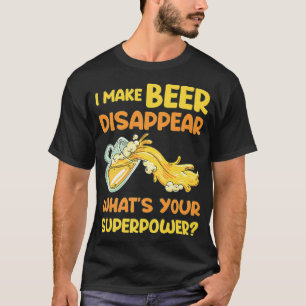 Im Zauberkünstler und Biere verschwinden lassen Fu T-Shirt