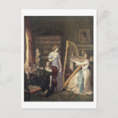 Im Zeichnend Raum (w/c auf Papier) Postkarte (Vorderseite)