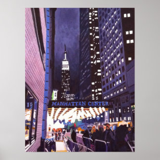 Im Zentrum von Manhattan Poster