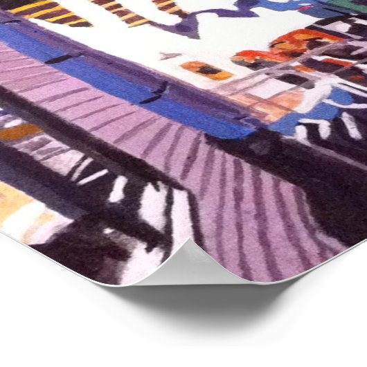 Im Zentrum von Manhattan Poster (Ecke)