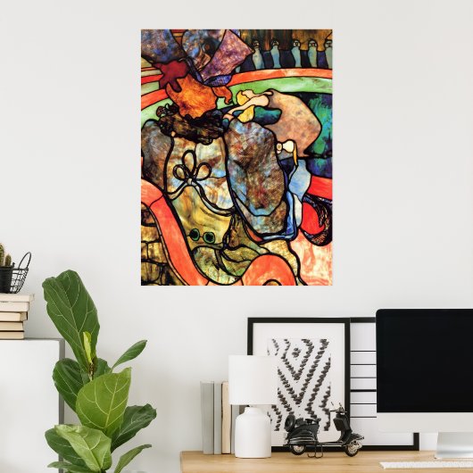 Im Zirkus von Toulouse-Lautrec Poster (Heimbüro)