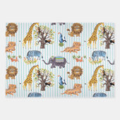 Im Zoo Geschenkpapier Set (Vorderseite)