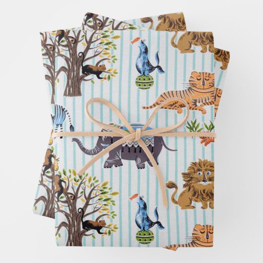 Im Zoo Geschenkpapier Set (Beispiel)