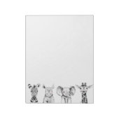 Im Zoo Notepad Notizblock (Rotiert)