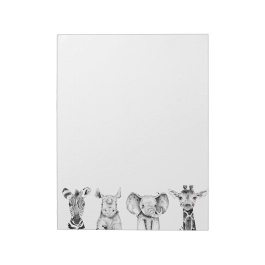 Im Zoo Notepad Notizblock (Rotiert)