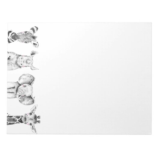 Im Zoo Notepad Notizblock (Vorderseite)