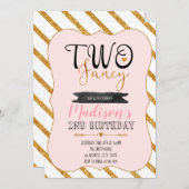 Im Zwei extravagante Party Einladung (Vorne/Hinten)