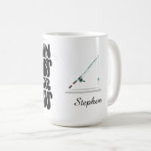 Im Zweifel auf Forelle Fischen Kaffeetasse (VorderseiteRechts)