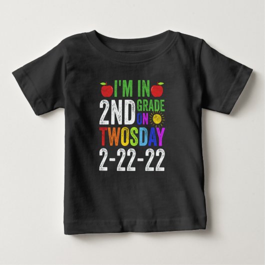 Im zweiten Grade am 22. Februar 2022 Baby T-shirt (Vorderseite)