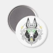 Imã Anubis / Anubis Magnet (Vorderseite/Rückseite)