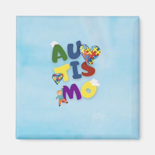 Imã Autismo Magnet (Vorne)