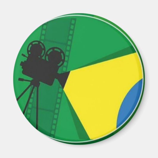 Imã Cinema Brasileiro 🇧🇷 Magnet (Vorne)