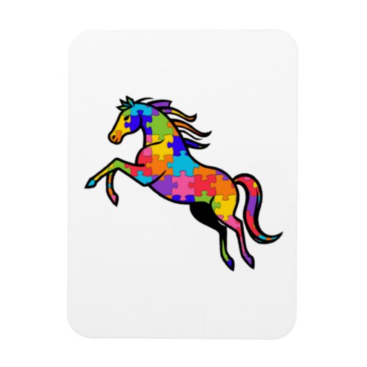 Ímã Flexível (Magnet) Quebra-Cabeça - Cavalo Magnet (Vertikal)