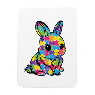 Ímã Flexível (Magnet) Quebra-Cabeça - Coelho Magnet