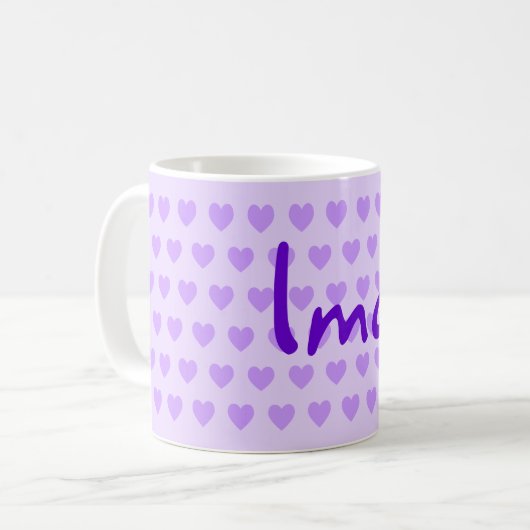 Ima in Lila Kaffeetasse (Vorderseite Links)
