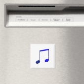 Ímã (Magnet) Dupla Colcheia Azul Magnet (In Situ (Geschirrspüler))